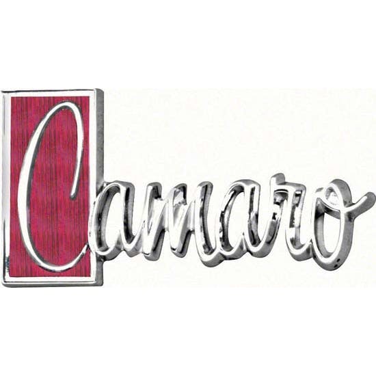 OER 9869701 Reproduction Deck Lid Emblem for 1971-73 Camaro