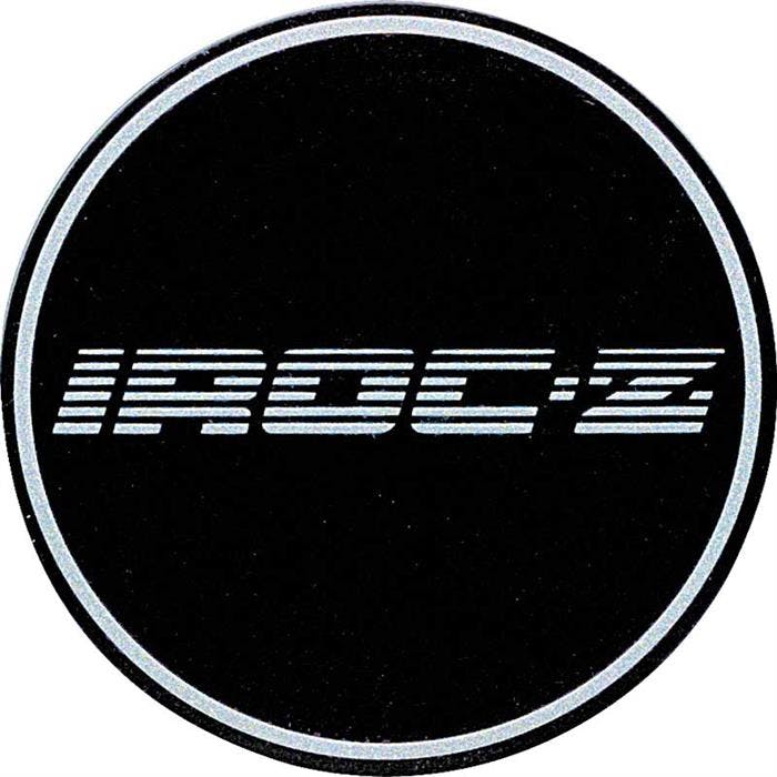 OER 10087758 88 Camaro Center Cap Insert Emblem, IROC-Z Silver