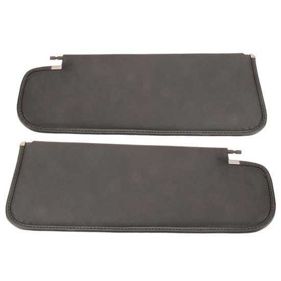 PUI SV12100AC Black Sun Visor, 1962-64 Chevy II, Pair
