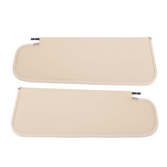 PUI SV12101AC White Sun Visor, 1962-64 Chevy II, Pair