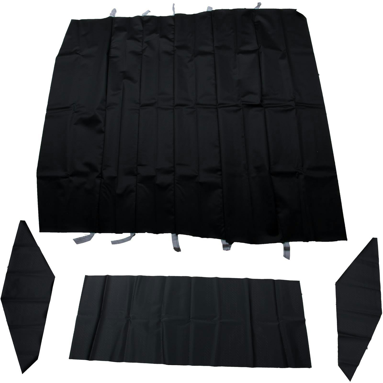 PUI 68XH100BN Standard Vinyl Headliners, Black, 1968-72 Nova