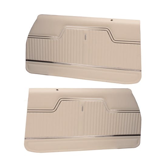 PUI PD243 1970-1972 Chevelle White Front Door Panels