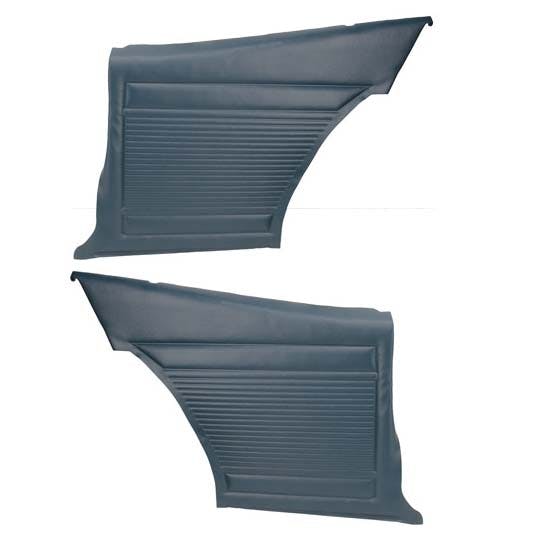 PUI PD355C Interior Rear Side Panels, 1971-72 Nova, Blue