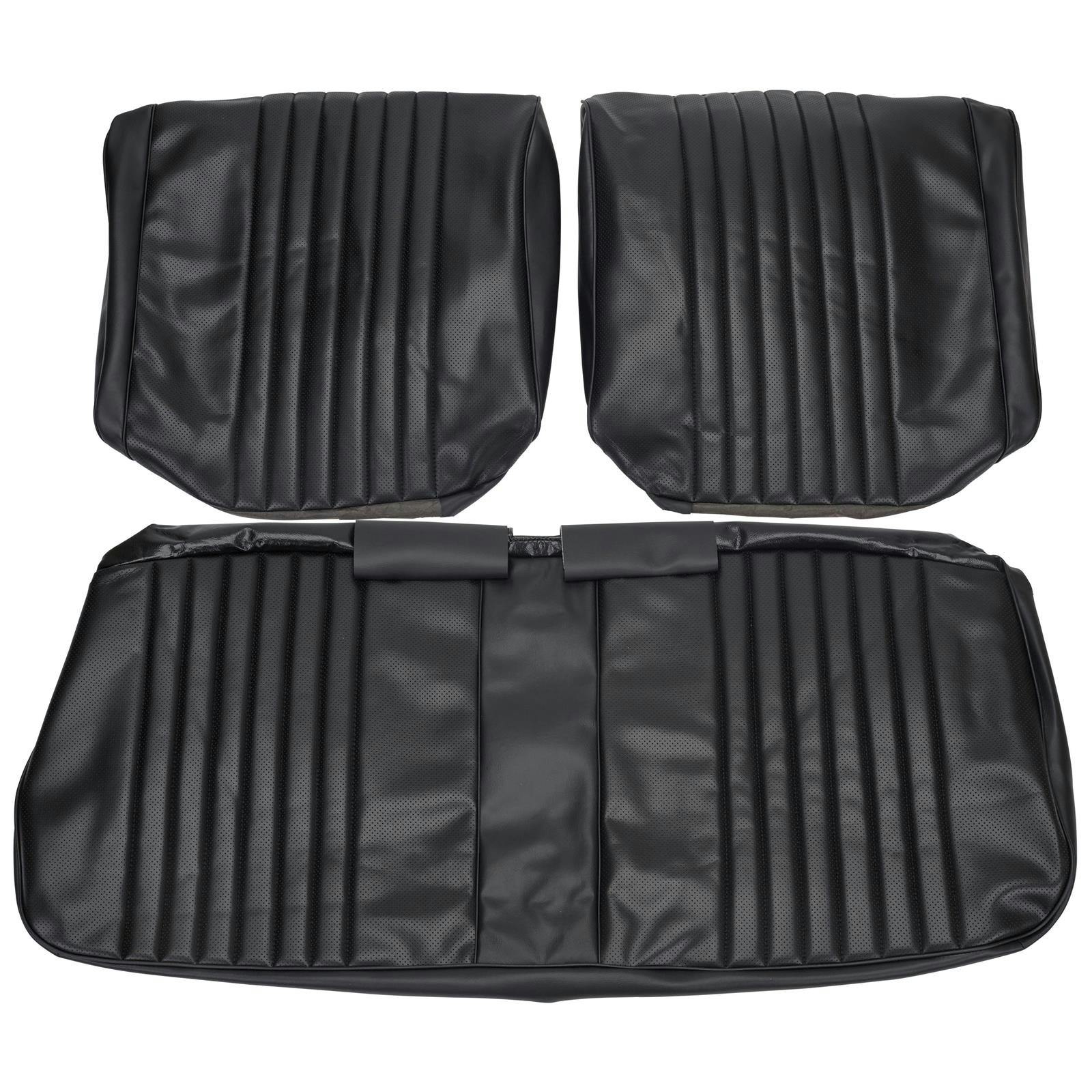 PUI 73XS10B 1973-1974 Nova Front Bench Seat Upholstery, Black