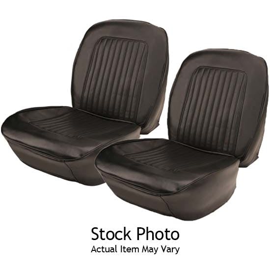 PUI 77FS37U Bucket Seat Upholstery, 77 Camaro, White, Pair