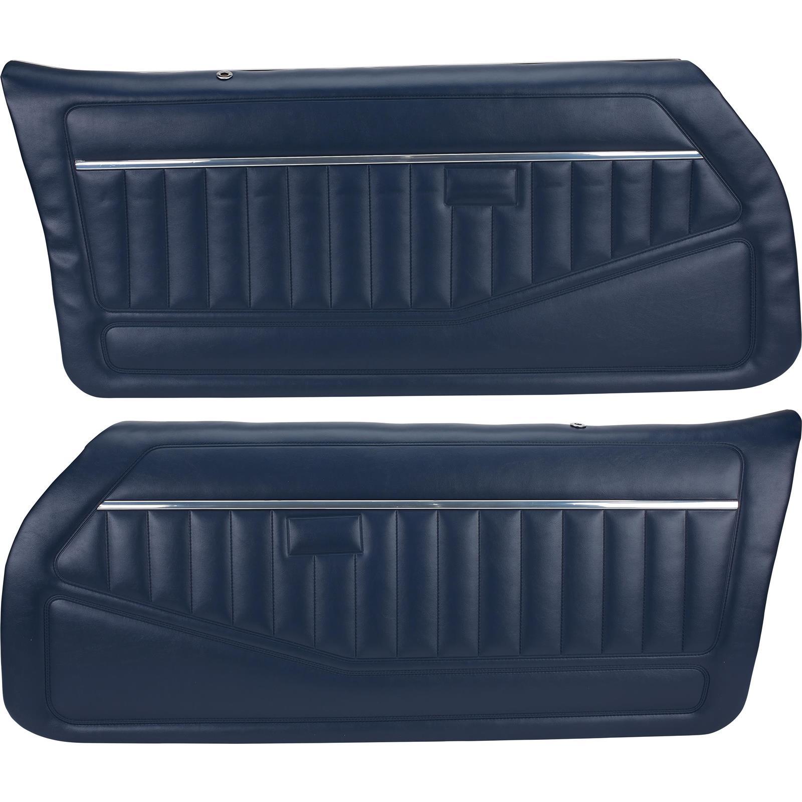 PUI 78FD18-P Interior Door Panels 1980-81 Camaro, Pr, Navy