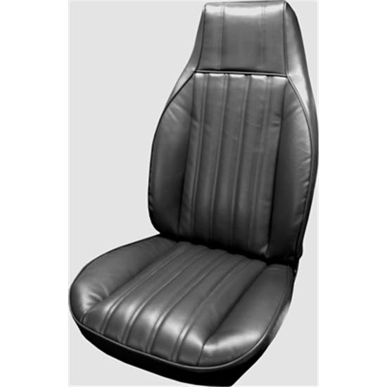 PUI 82FS70U Bucket Seat Upholstery, 82-85 Camaro, Blk, PR