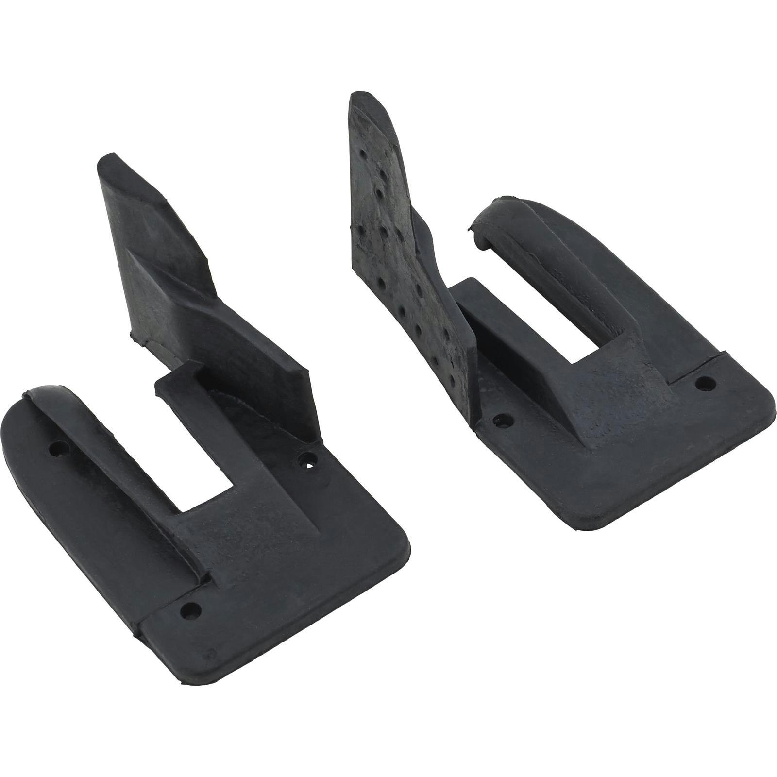 SoffSeal 51132 Rear Quarter Windwo U-Jambs, 68-72 Chevelle