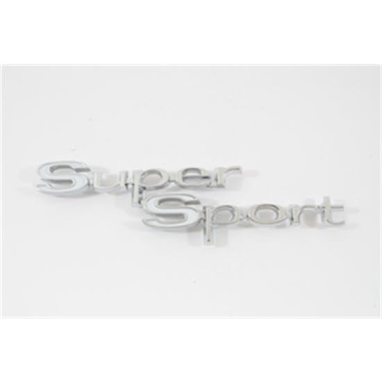 Trim Parts 4352 Super Sport Quarter Panel Emblems, 1967 Chevelle, Pair