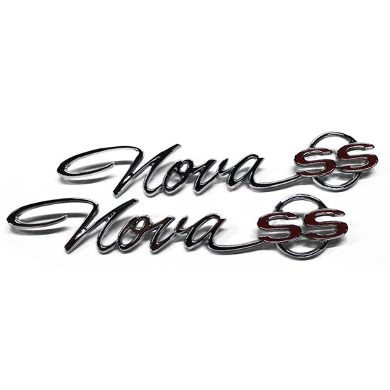 Trim Parts 3031 Quarter Panel Emblems for 1965 Nova SS, Pair