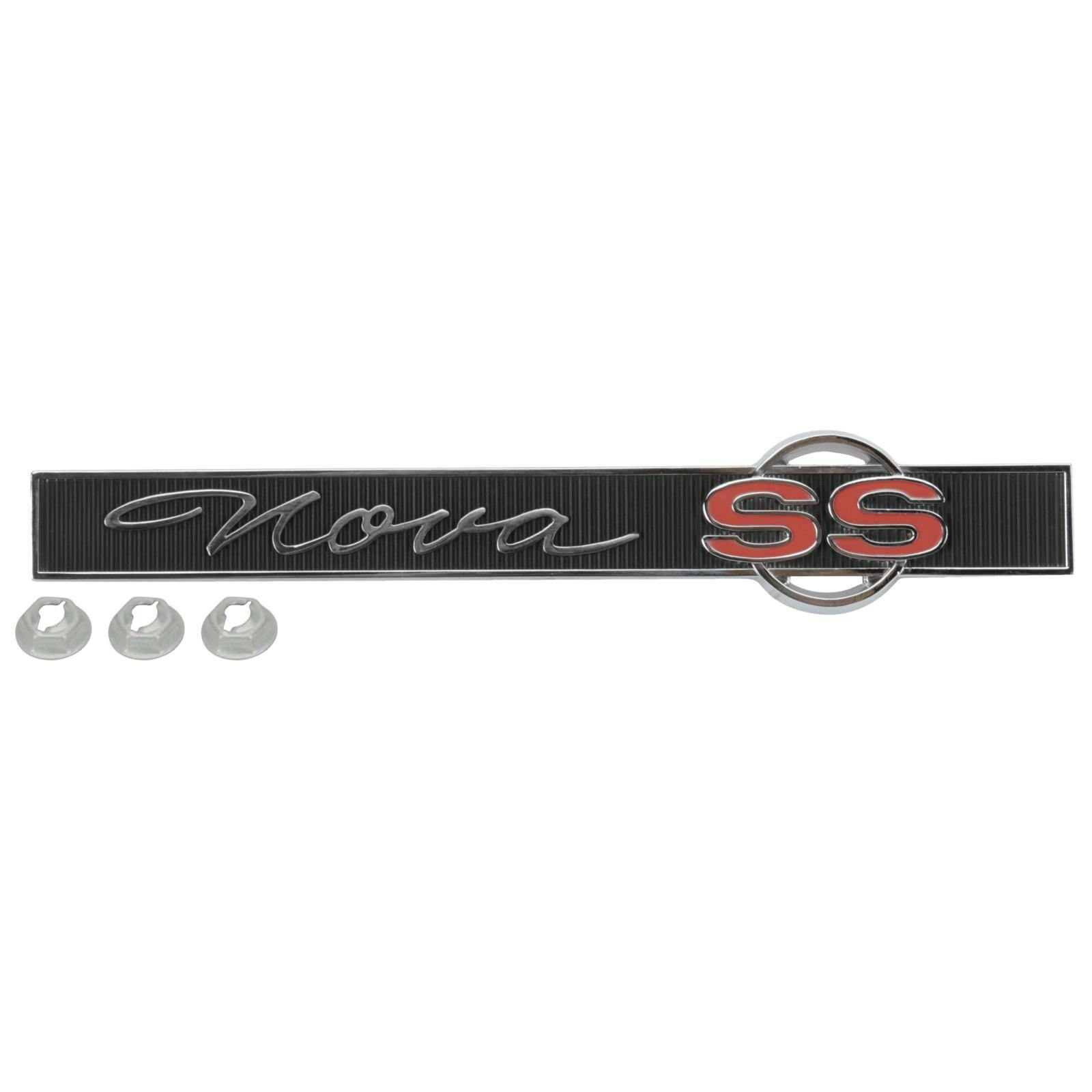 Trim Parts 3032 Trunk Lid Emblem, 1965 Nova SS