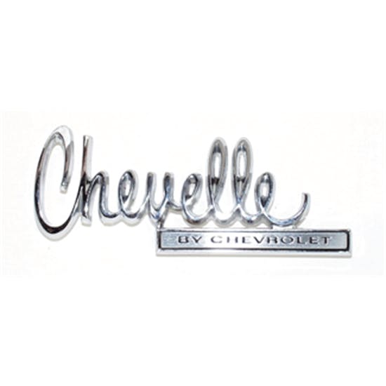Trim Parts 4640 Reproduction Trunk Lid Emblem for 1969 Chevelle