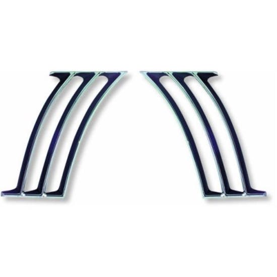 Trim Parts 6776 Quarter Panel Side Louvers, 1969 Camaro, Pair
