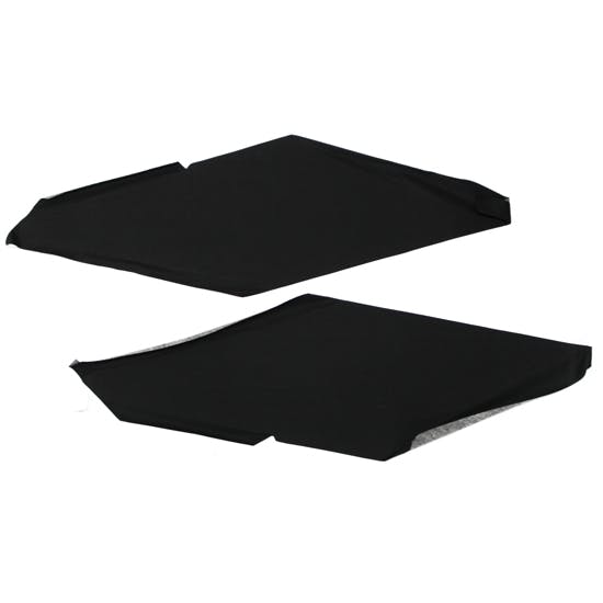 PUI 68XHB100R 1968-1972 Chevy Nova Black Earmuff Boards