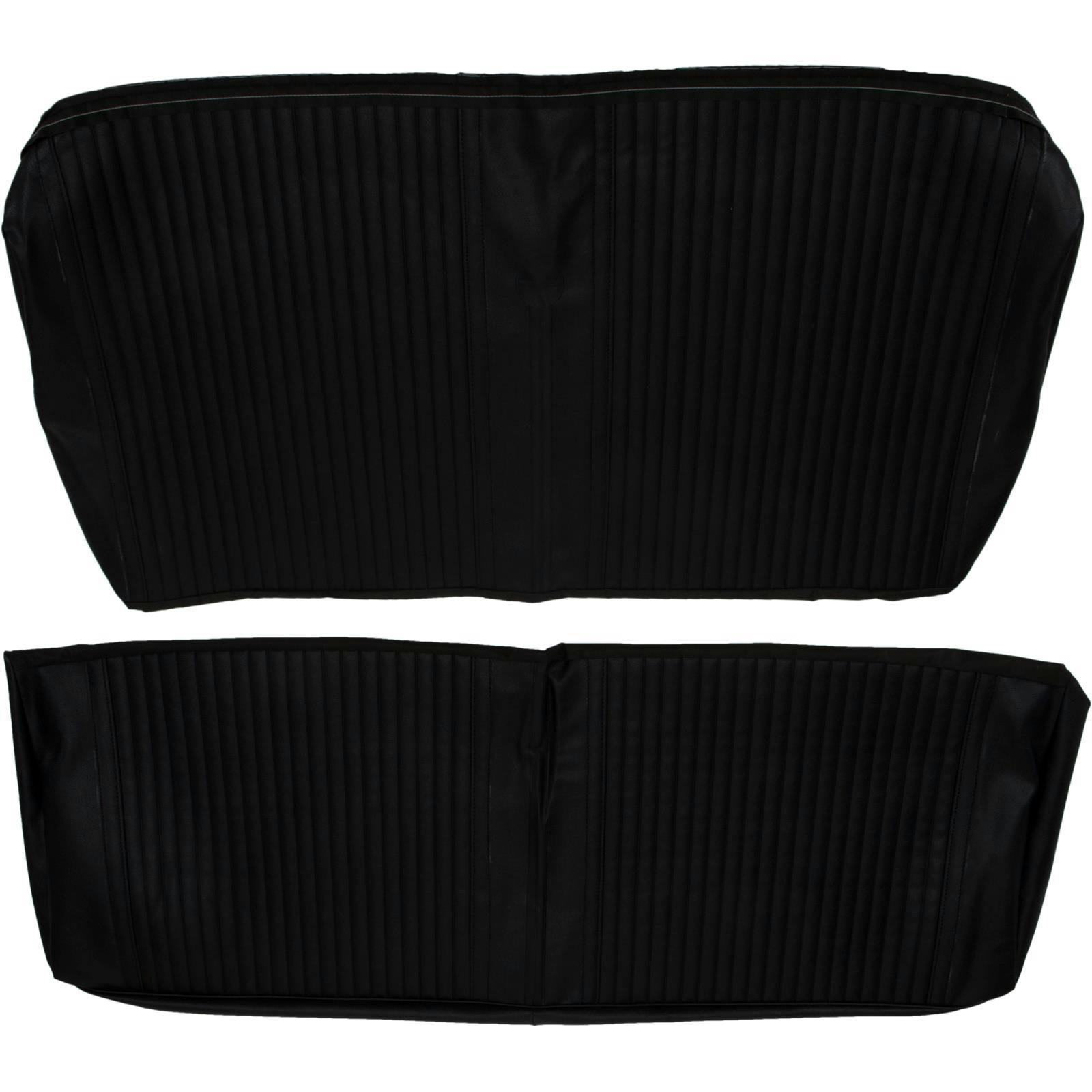 Rear Seat Upholstery, 1964 Chevelle Coupe, Black