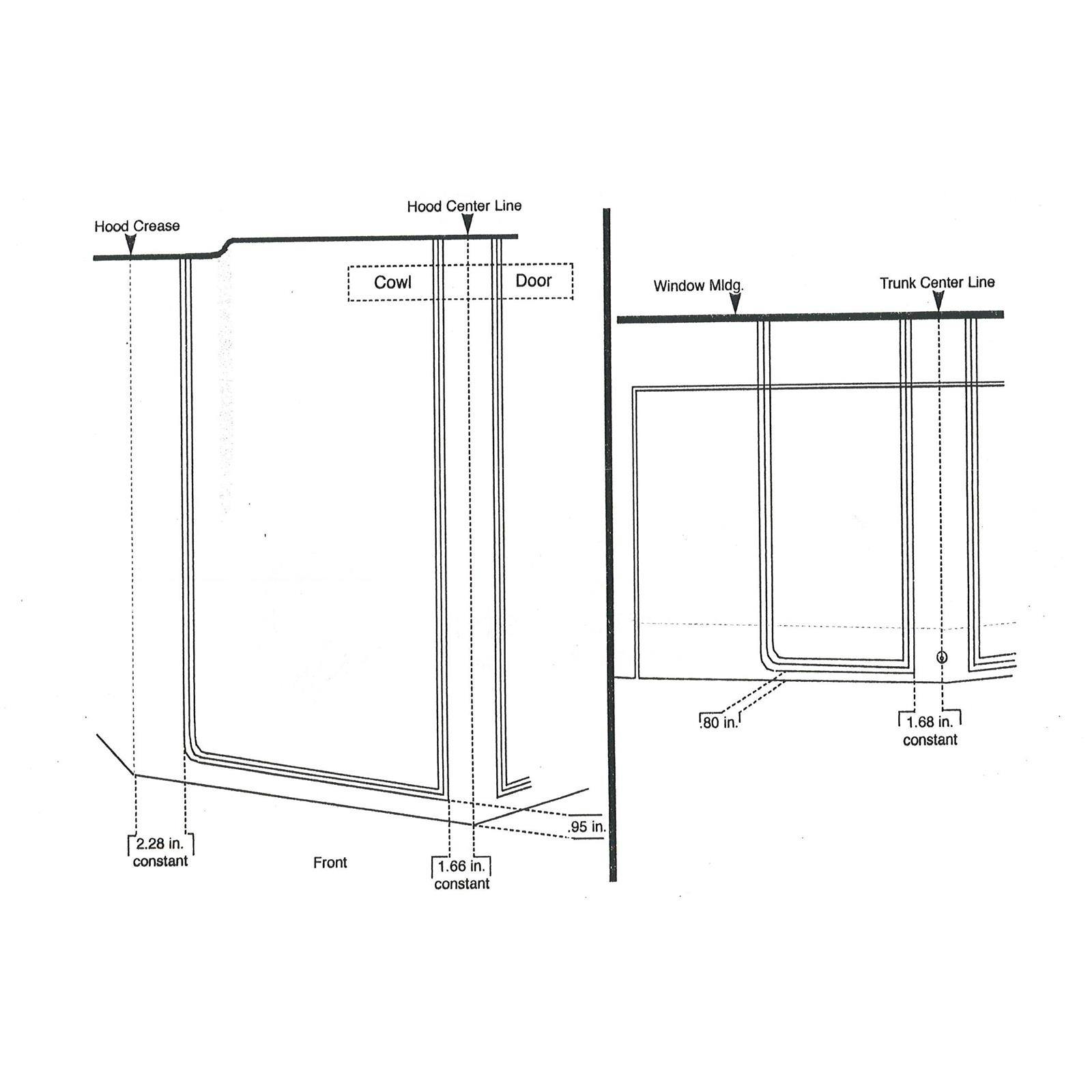 Stencil Kit, 1970-71 El Camino SS stripes