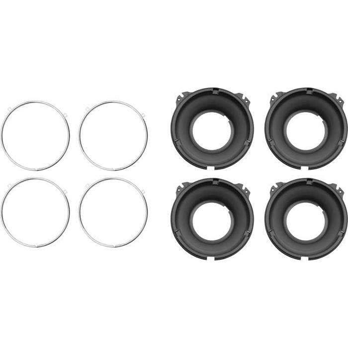 OER 14014 1958-1972 Headlamp Trim Ring Set, 8 Piece Set