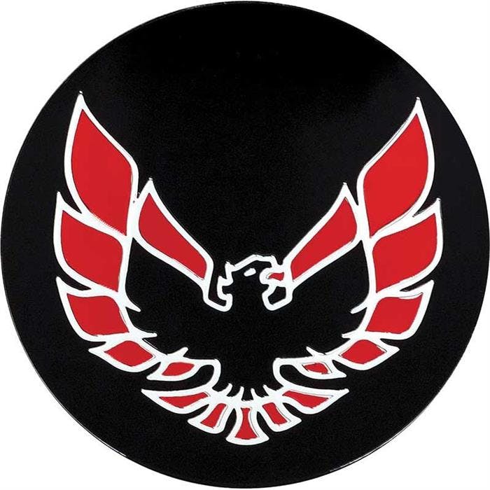 OER 527087 82-83 Firebird Wheel Cap Emblem Red 2-1/8 In