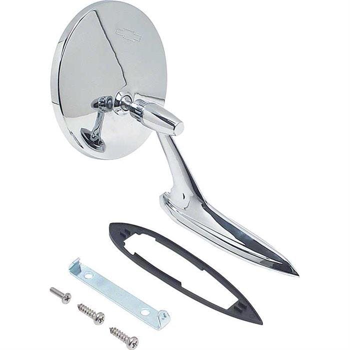 OER 985878 1963-65 Outer Door Mirror w/Bow Tie Logo