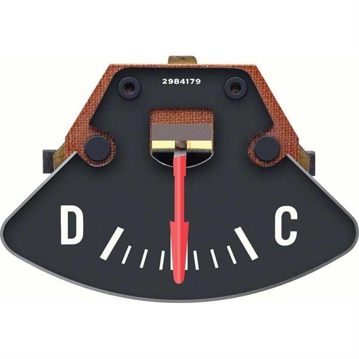 OER 1277444 1970-74 Mopar E-Body Rallye Ammeter Gauge