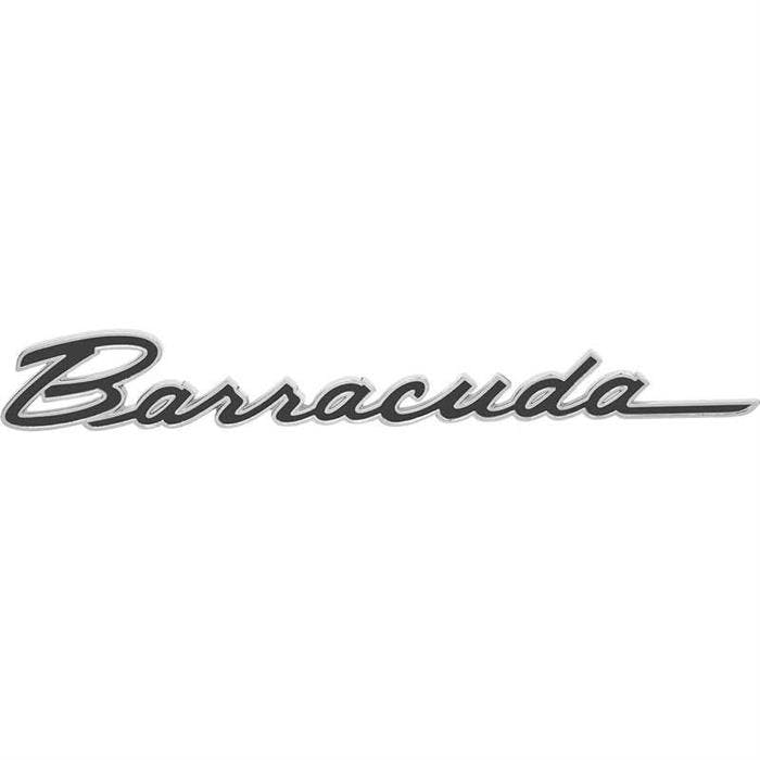 OER 2582878 1967 Barracuda Front Fender Emblem, Each