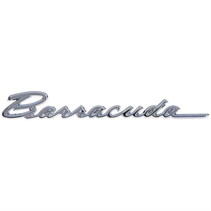 OER 2898938 1968 Barracuda Front Fender Emblem, Each