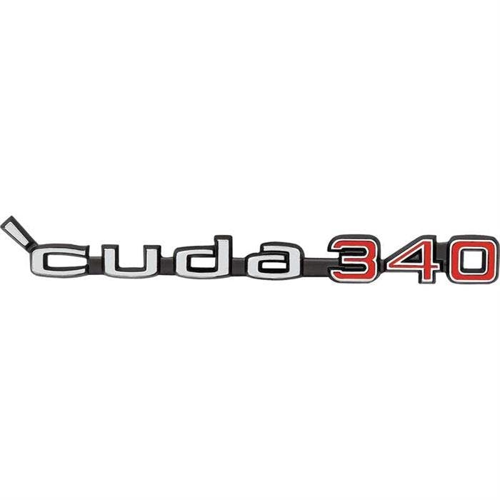 OER 3443159 1970-73 Cuda 340 Hood Emblem, Each