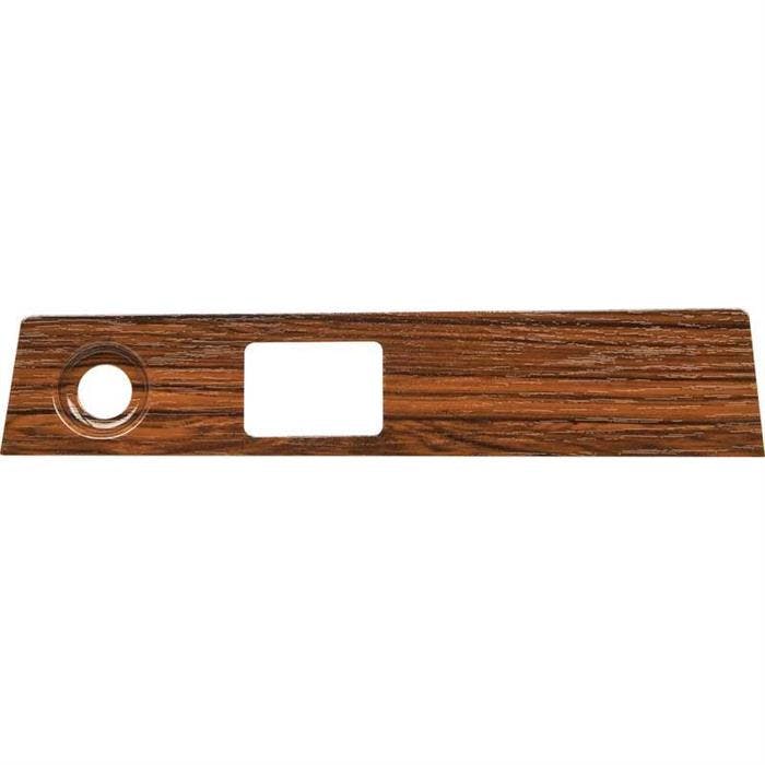 OER 3945971 69 Camaro Wiper Switch Dash Plt,Cherrywood Woodgrain