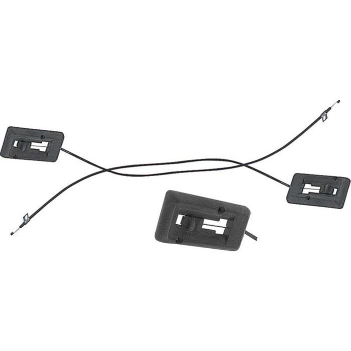 OER 3949800 69 Camaro w/AC Kick Panel Vent Control Cables