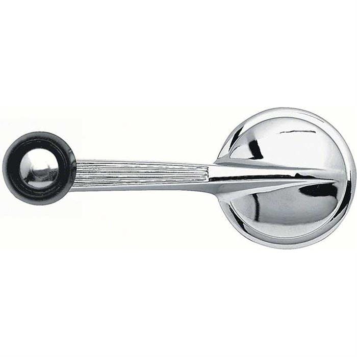 OER 46387 53-60 GM Window Crank Handle w/Black Knob/Chrome Center