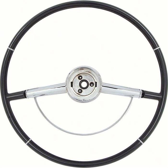 OER 9740631 1964 Impala Steering Wheel w/Horn Ring, Black