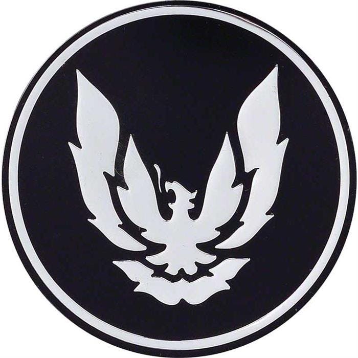 OER 10036135 1988-92 GTA Center Wheel Cap Medallion, Chrome/Black