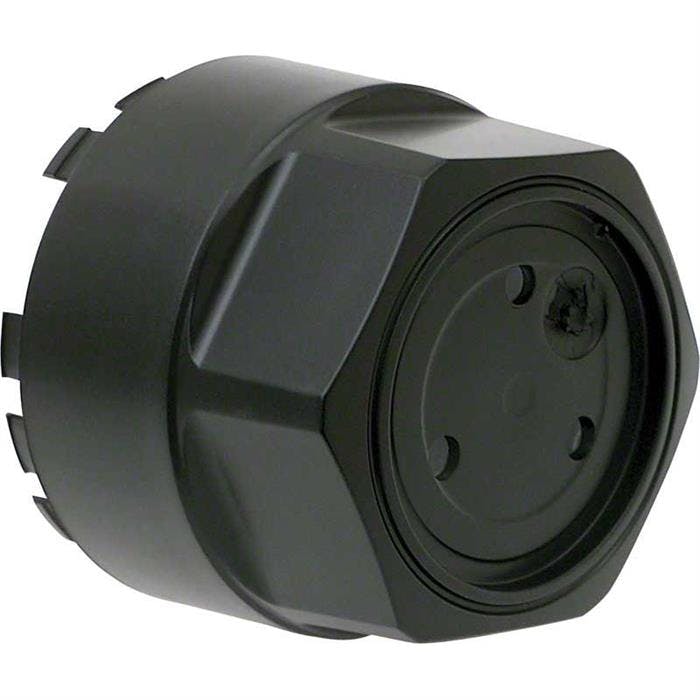 OER 10097583 62-87 Alloy Wheel Center Cap, Blk, Zero Offset Wheel