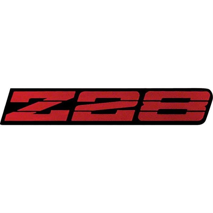 OER 10179123 1991-92 Camaro Z28 Bright Red Rocker Panel Emblem