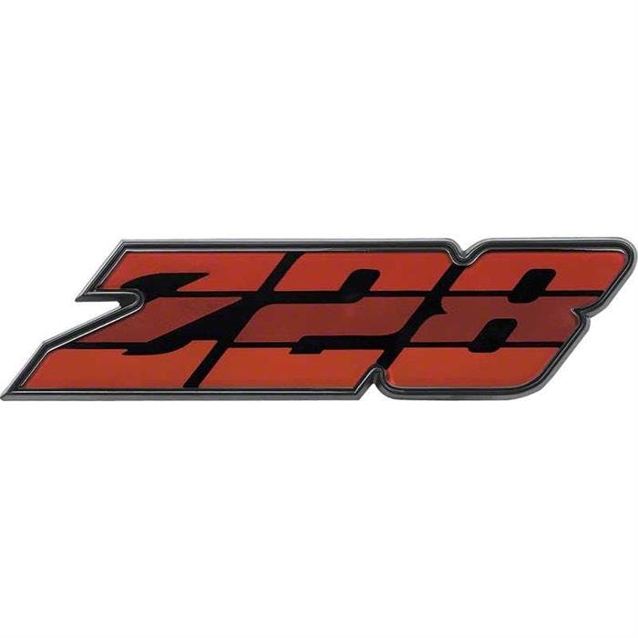 OER 14024337 1980-81 Camaro Red InZ28 In Grill Emblem