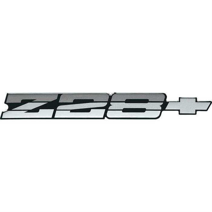 OER 14083663 85-87 Camaro Z28 Gray Rear Panel Emb w/Gray Bow Tie