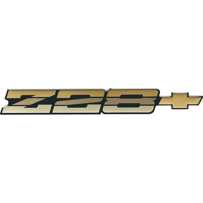 OER 14083667 85-87 Camaro Z28 Dark Gold Rear Panel Emblem