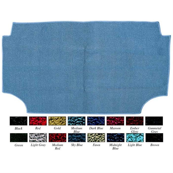 OER 53122105 65 Impala Convertible Gold 1 Piece Loop Trunk Carpet