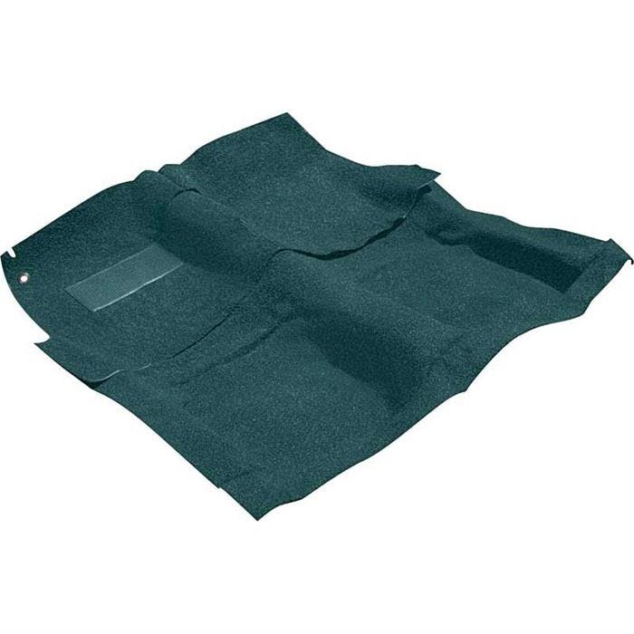 OER B3969T06 60 Impala Hardtop Turquoise/Black Tuxedo Carpet Set