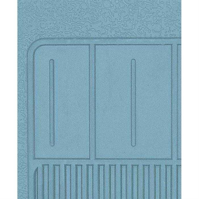 OER B73003 67-69 Camaro Light Blue Rubber Bow Tie Floor Mat Set