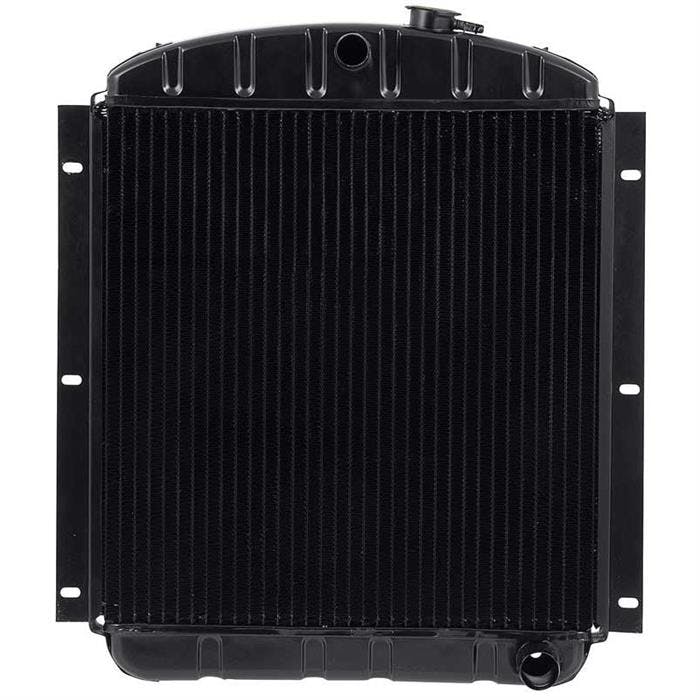OER CRD1564S 48-54 Chevy 1-Ton L6 w/MT 4 Row Copper/Brass Rad