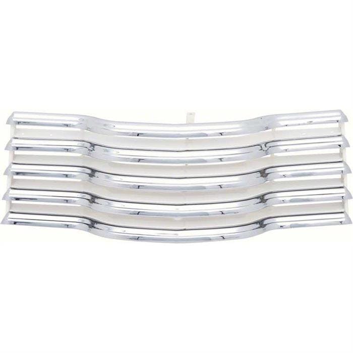 OER CX1242 1947-53 Chevy Truck Grill, Chrome w/White Brackets