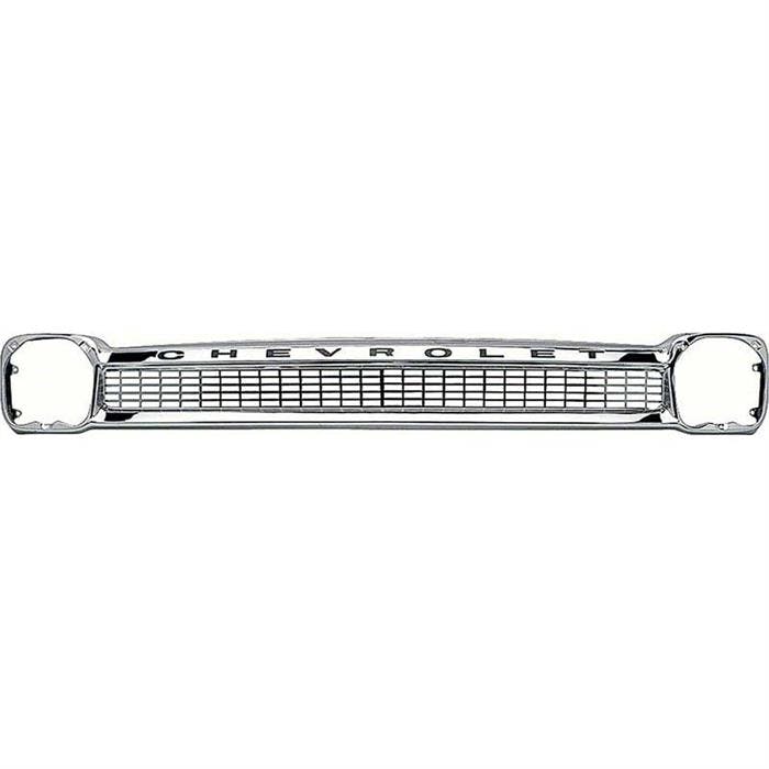 OER CX1244 64-66 Chevy Truck Front Grill w/Chevy Lettering,Chrome