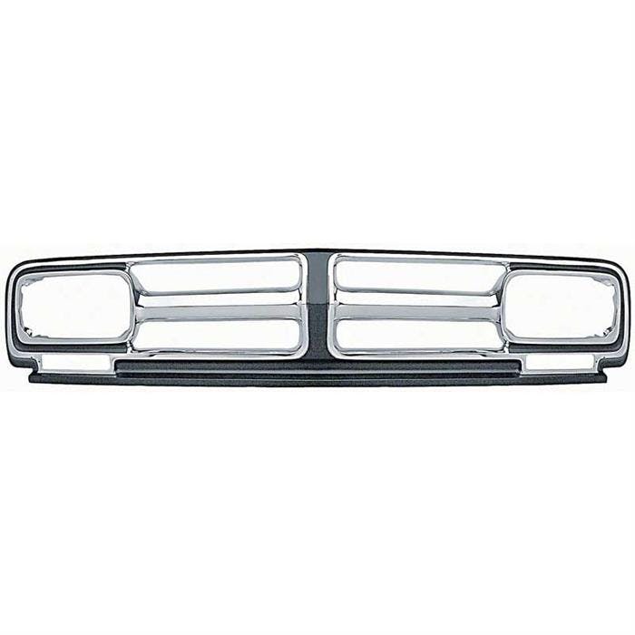 OER CX1558 1971-72 GMC Pickup Chrome/Black Grill