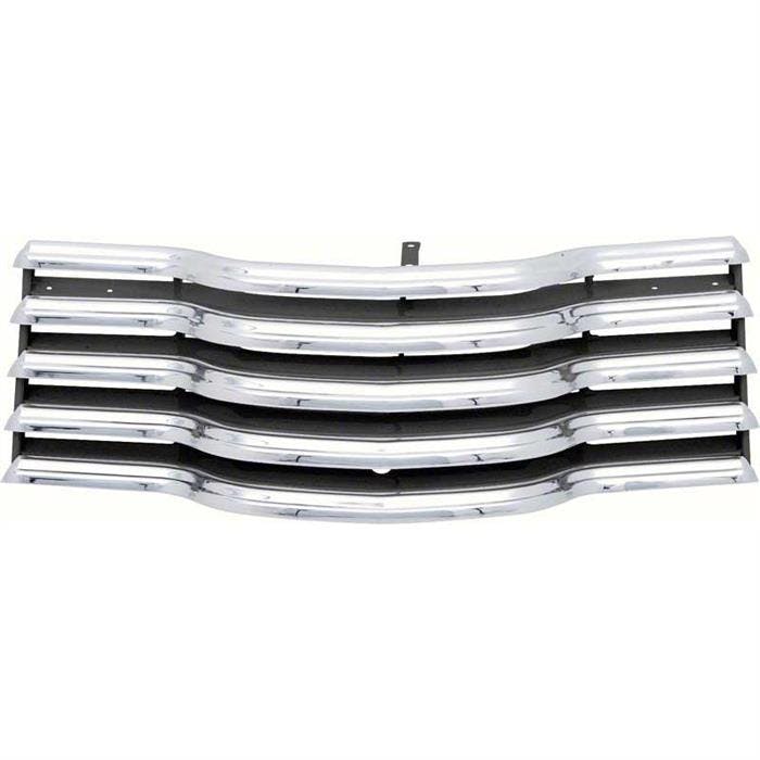 OER CX1928 1947-53 Chevy Pickup Grill-Chrome w/Black Brackets