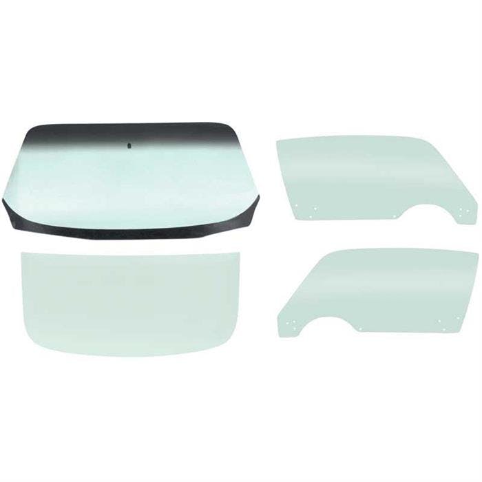 OER *E355T 1970-74 Camaro, Firebird Coupe Glass Kit, Tinted Glass