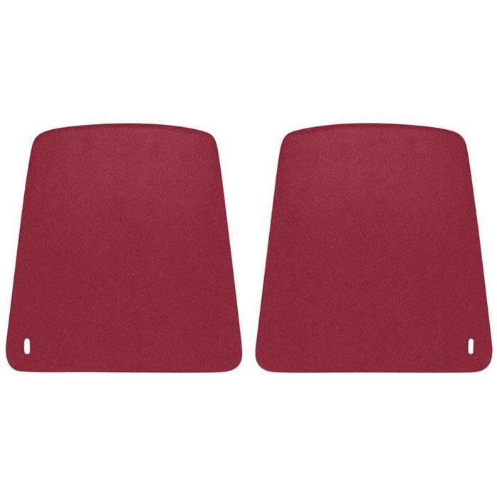 OER K1031 67-70 Camaro Bucket Seat Back Panels, Red, Pr