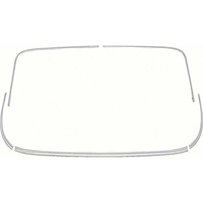 OER K123 1962-64 Impala Rear Back Glass Molding Set, 5 Piece