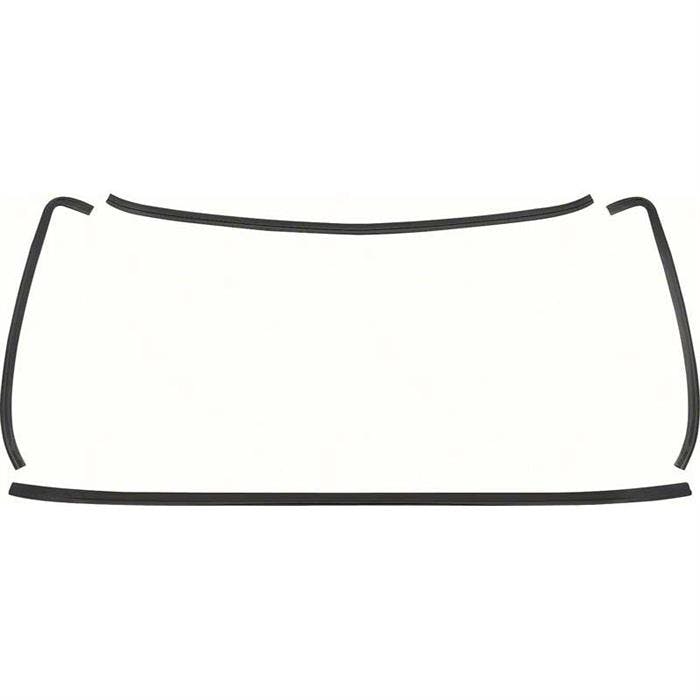 OER K138 1977-81 Camaro Rear Window Molding Set, Black, 4 Piece