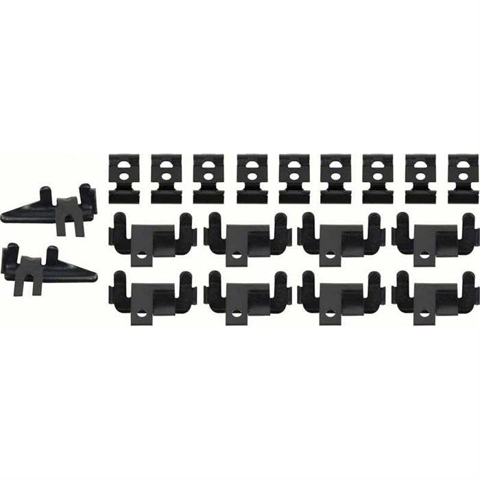 OER K142 63-64 Impala Hardtop Windshield Molding Clip Set